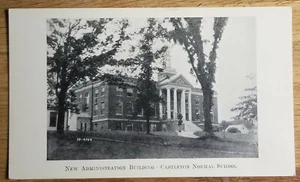 Nueva postal de colección edificio de administración Castleton escuela normal VT PC década 1920 - Imagen 1 de 1