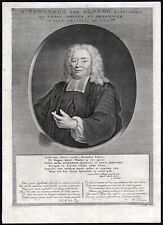 Antique Master Print-PORTRAIT-HIERONYMUS VAN ALPHEN-Houbraken-Quinkhard-1735