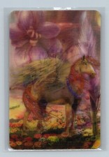Bella Sara Sunflowers LENTICULAR CARD Saffron & Lavender L4/6 Extremely Rare