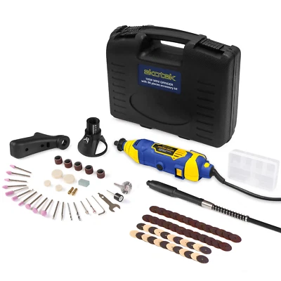 Multi Rotary Tool Kit 135W 80pc Accessories Dremel Compatible Skotek - Image 1 of 4