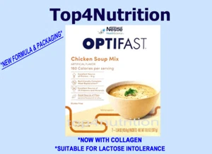 OPTIFAST SOUP | CHICKEN | VARIOUS QUANTITIES | 21 TO 70 SERVINGS | NEW FORMULA - Picture 1 of 9