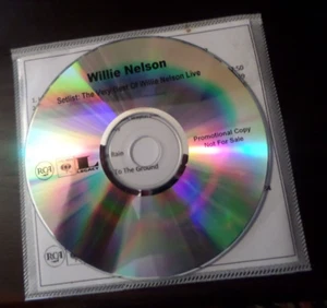 WILLIE NELSON SETLIST THE VERY BEST OF WILLIE LIVE PROMO CD CRAZY GEORGIA ON MY - Picture 1 of 4