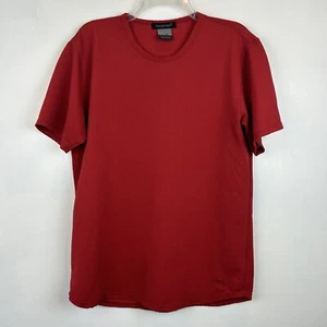 Nike Sphere T Shirt Mens L Textured Red Workout Activewear Casual Work Out - Picture 1 of 9