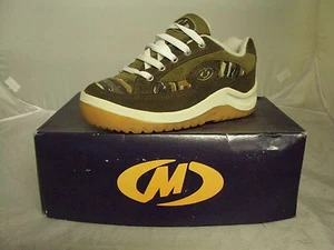 Com Bat Trainers In Olive / Camouflage Design Size 6 - Picture 1 of 5