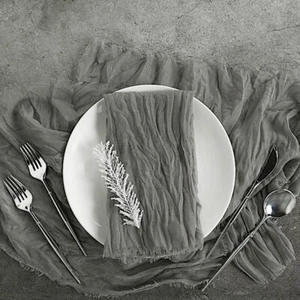 5 Cheesecloth Gauze Cotton DINNER TABLE NAPKINS Wedding Party Events Supplies - Picture 1 of 208