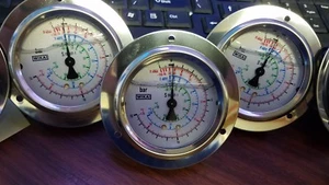 Wika oil filled refrigerant gauge #7759542 2.5" stainless - Picture 1 of 6