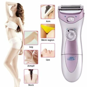 Lady Body Shaver Battery Operated Women Wet Dry Cordless Hair Removal Razor - Picture 1 of 11