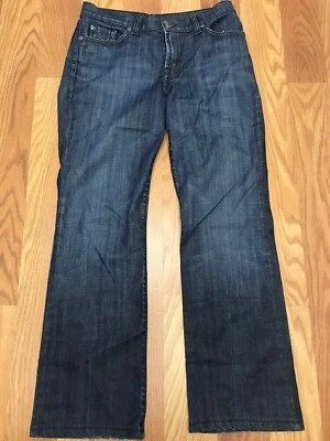 Pantalones de mezclilla bootleg lavado oscuro DAVID KAHN de diseñador para mujer talla 8 (31 X 30) EE. UU. Foto 1 de 4