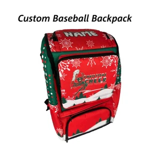 Custom Baseball Backpack Gym Bag Personalized Team Bag Custom Sports Bag - Picture 1 of 10