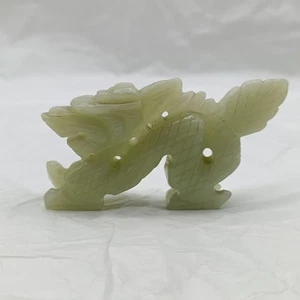 geschnitzte Figur aus Jade , China , Antik -  95 Gramm  - Bild 1 von 12