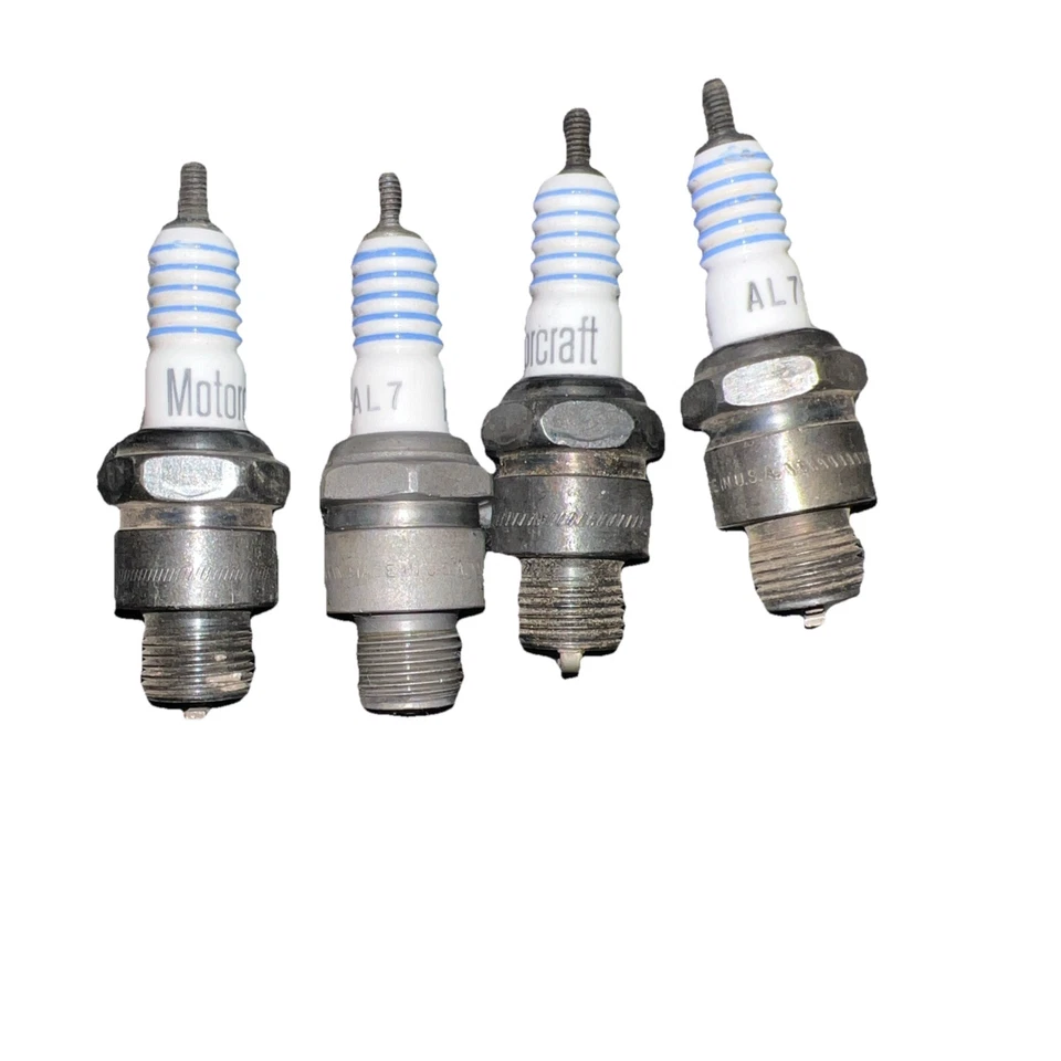 Ford Motorcraft Spark AL7 Set Of 4 No Boxes For Ford Jeep Studebaker Hudson - Imagem 1 de 1