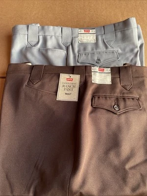 Calças vintage Levi’s Saddleman Ranch 46 X 37 novas com etiquetas lote de 2 LEIA - Imagem 1 de 4