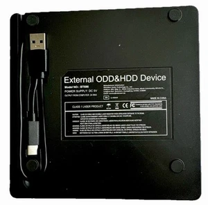 Amicool Mobile External DVD Drive USB 3.0/Type C for PC Mac Linux ODD&HDD BT686 - Afbeelding 1 van 6