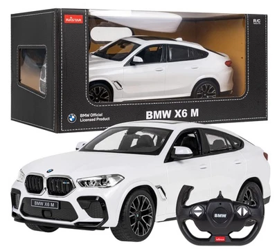 RC Ferngesteuerter 1:14 Auto BMW x6 M mit Fernbedienung Ferngesteuertes WEISS - Bild 1 von 4
