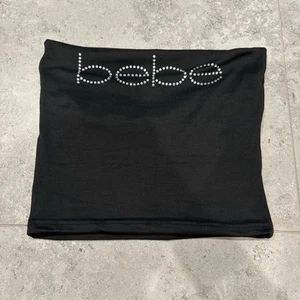 Bebe Tube Top Black Y/k Vintage Fashion - Picture 1 of 1