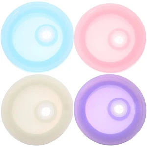 4 Pcs Mason Cup Lid Travel Covers for Drinks Replacement Lids Glass Cups - Picture 1 of 12