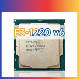 Intel Xeon E3-1220v6 SR329 3.0GHz 4Cores 4Threads 8MB 72W LGA1151 CPU E3 1220 v6 - Picture 1 of 5