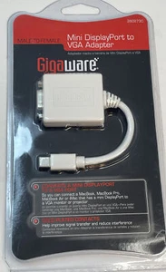 Mini Display Port to VGA Adapter, Male-To-Female 2602730 GigaWare - Picture 1 of 11