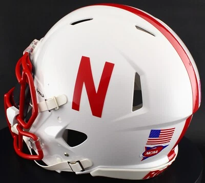 NEBRASKA CORNHUSKERS NCAA Riddell Speed Full Size AUTHENTIC Football Helmet - Image 1 of 4