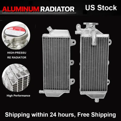 Radiador de aluminio para Yamaha YZ450F 2014 2015 2016 2017/2014-2018 Yamaha YZ250F Foto 1 de 4
