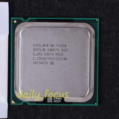 Intel Core 2 Duo E6550 SLA9X 2.33GHz HH80557PJ0534MG CPU Processor LGA775 4/1333 - Image 1 of 2