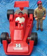 Tonka Pit Crew Member #14 Car AJ Foyt Race Team Lot 1979 Action Figures Vintage