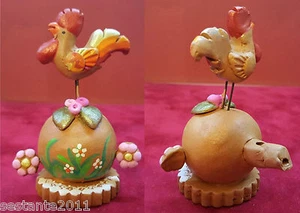 GALLO FISCHIETTO TERRACOTTA DECORAZIONE CASA ARTIGIANATO PUGLIESE H 9 CM CA. - Imagen 1 de 1