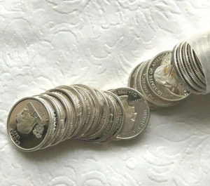 Lote de 10 monedas de pruebas de plata de State Quarters - Imagen 1 de 2