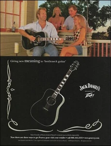 Peavey 2001 Jack Daniel's Black acoustic guitar advertisement 8 x 11 ad print - Imagen 1 de 3