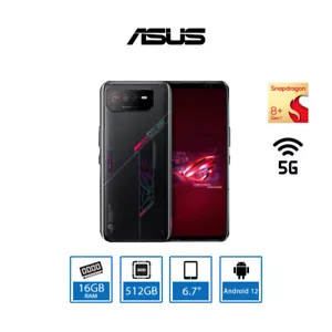 ASUS ROG Phone 6 6.78" AMOLED 16GB RAM 512GB ROM Snapdragon 8+ Gen 1 Android 12  - Picture 1 of 6