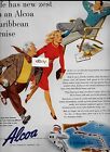 Alcoa Steamship Company 1947 Life Has A New Zest On Alcoa Caribbean Cruise Ad