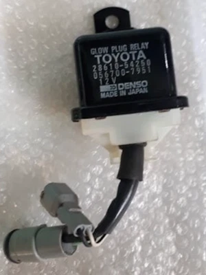 Relé de bujía incandescente Land Cruiser genuino Toyota 1990-98 28610 - 54250 Foto 1 de 3