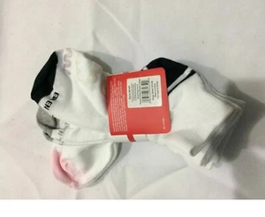 Ellen Tracy 3 Pair Women's White Non Skid Sole MSRP: $12.00 one Size 9-11 - Picture 1 of 4