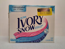 Ultra Ivory Snow - Gentle Care Laundry Detergent (19 Oz) Sealed