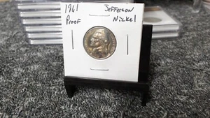 1961 PROOF BU UNC Jefferson Nickel - Picture 1 of 2