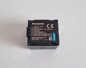 Genuine Panasonic CGA-DU14 Video Camera Battery Pack 7.2V 1360mAh - Picture 1 of 2