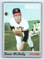 1970 Topps #20 Dave McNally   Baltimore Orioles