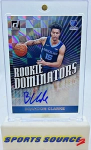 Brandon Clarke 2019 Panini Donruss novato Dominators auto/99 - Imagen 1 de 2