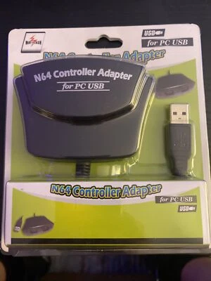 New Nintendo 64 Controller Adapter for PC Mac Dual USB to N64 Mayflash 2 Port - Image 1 of 2
