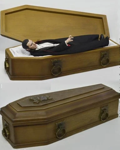 Kaustic Plastik Infinite Statue 1/6  Dracula / Vampire COFFIN Cover