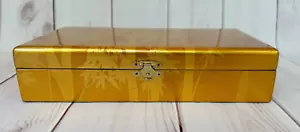 Jewelry Box Gold Leaf with Bamboo Leaves - Picture 1 of 7