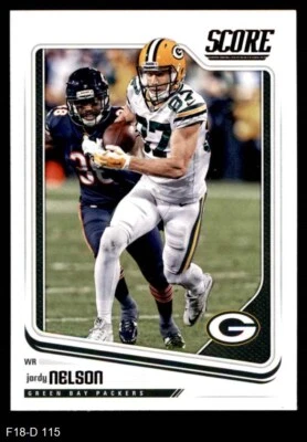2018 Score #115 Jordy Nelson Packers Kansas St 8 - NM/MT - Image 1 of 2