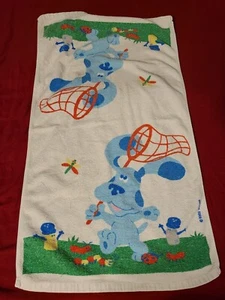 Blues Clues Bath/Hand Towel 2002 Viacom Blues Clues 37"x21" - Picture 1 of 10