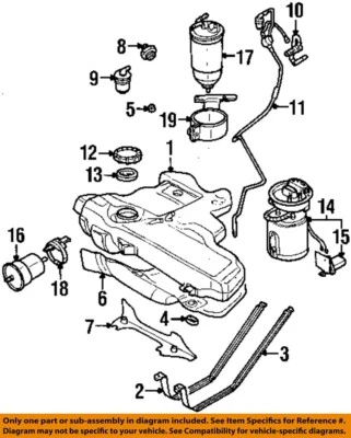 Used Fuel Pump fits: 2003 Volkswagen Beetle Pump Assembly gasoline Grade A Foto 1 de 2