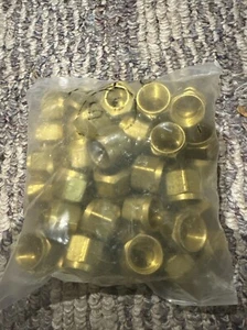 1461-8 Brass D.O.T. Compression Nut 1/2" Tube Lot of 50 - NEW UNUSED - Picture 1 of 4