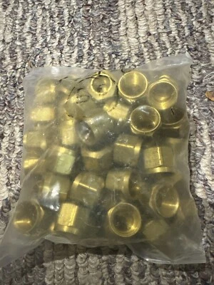 1461-8 Brass D.O.T. Compression Nut 1/2" Tube Lot of 50 - NEW UNUSED - Image 1 of 4