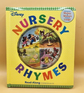 2011 Disney Nursery Rhymes Read-Along Storybook and CD, Board Book, BRAND NEW - Picture 1 of 19
