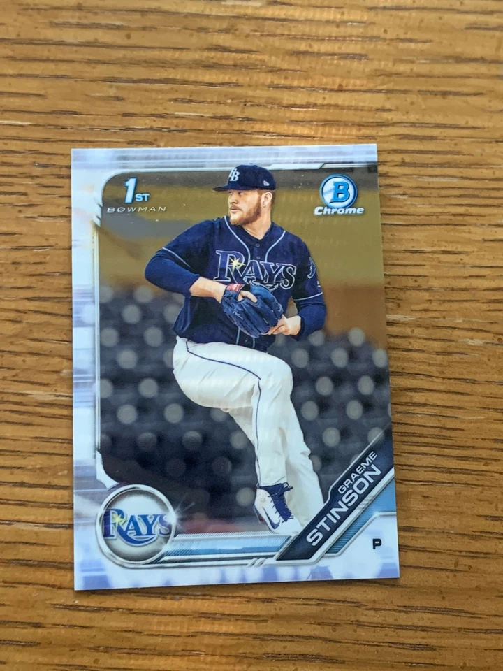 2019 Bowman Draft Graeme Stinson 1st Chrome #BDC-116 Tampa Bay Rays - Image 1 of 1