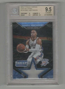 RUSSELL WESTBROOK 2016-17 PANINI THREADS CENTURY STARS BGS 9.5 🔥CASE HIT DIECUT - Picture 1 of 1