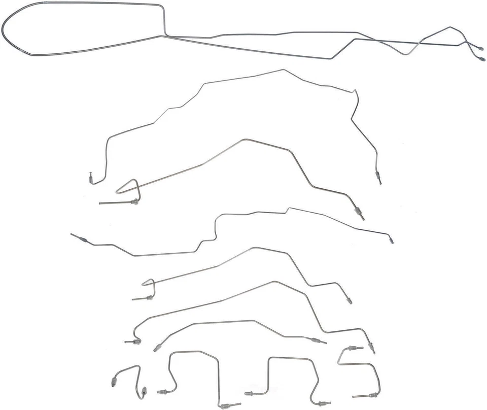 00-01 RAM 2500 CABINA REGULAR 4X4 96 CAMAS 4W/ABS TAMBORES R TRASEROS DANA 60 70 KIT LÍNEA FRENO Foto 1 de 3